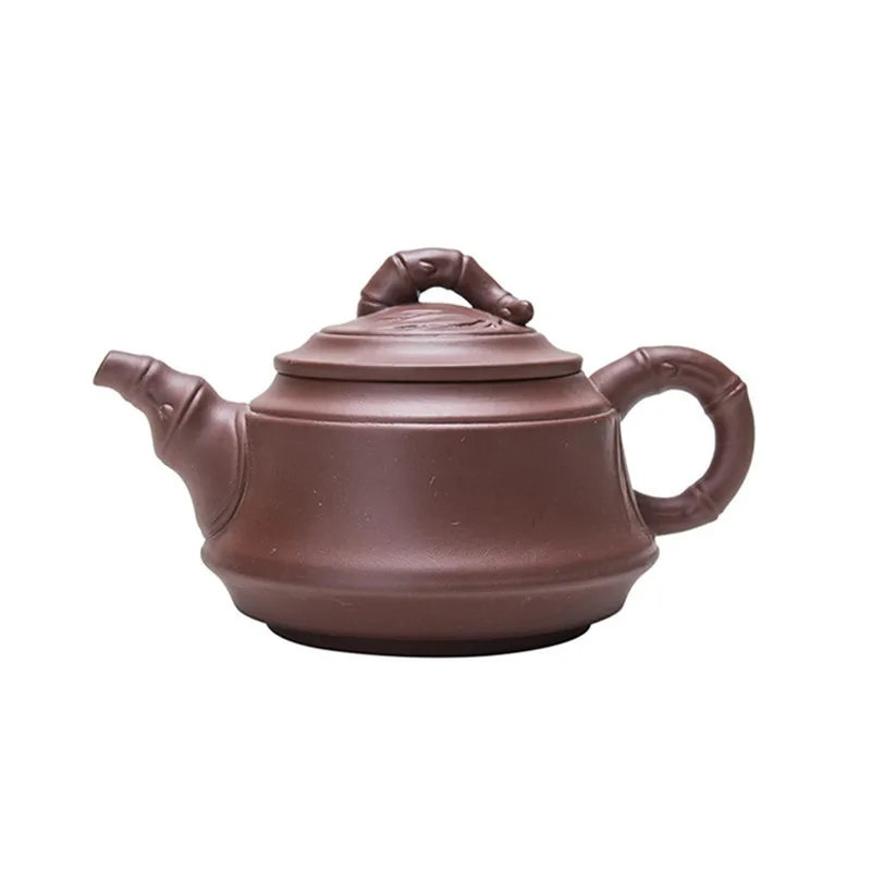 

Фиолетовый Глиняный Чайник, емкость для хранения воды и чая, чайник в китайском стиле для чайной китайской чайной церемонии, домашний декор...