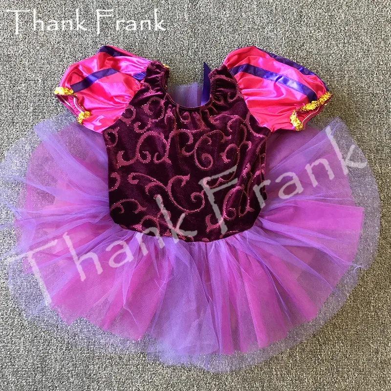 Новинка бархатное балетное платье-пачка для девочек Очаровательные платья