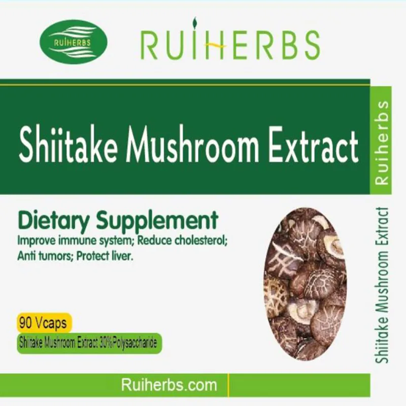 

3Bottles Shiitake Mushroom Extract Lentinus edodes Capsule (500mg x270pcs) Supports Immune Health