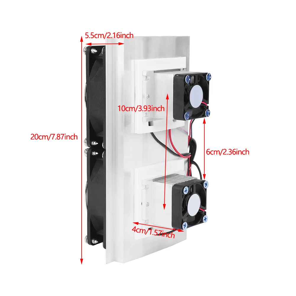 

Semiconductor Refrigeration Cooler DIY Air Cooling System Device + Power Supply EU plug 220V