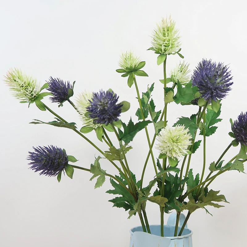 

3pcs highend artificial flowers Windflower chrysanthemum branch home house table office event wedding decor fake flower myosotis