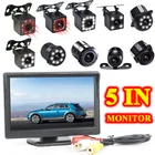 GSPSCN автомобильная парковочная помощь, 5-дюймовый монитор заднего вида + камера заднего вида, инфракрасная камера