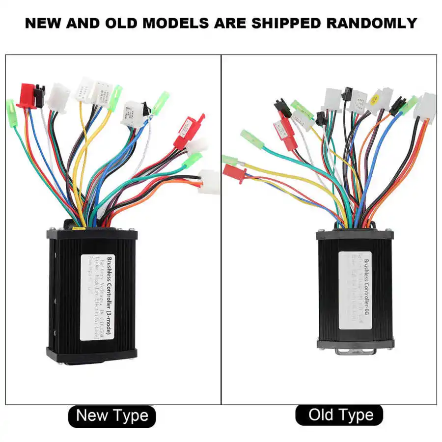 Электрический велосипед 24 В 48 64 в 350 Вт контроллер для мотороллера 6 трубок