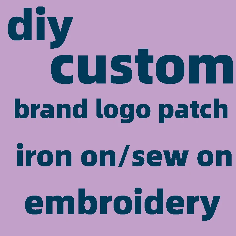 

Brand Iron on Letters Patches for Jackets Clothing Embroidery Appliques DIY Logo Sew Patch Badges Stickers Stripes on Clothes