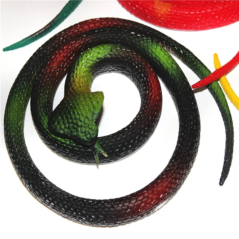 Моделирование резиновая змея моделирование круглая голова Кобра хитрое высокое