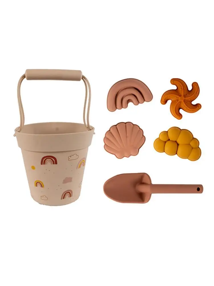 

Beach Sand Toys Outdoor Beach Playset Kids Silicone Beach Toy Set ummer Toys for Beach Play Sand Water Game