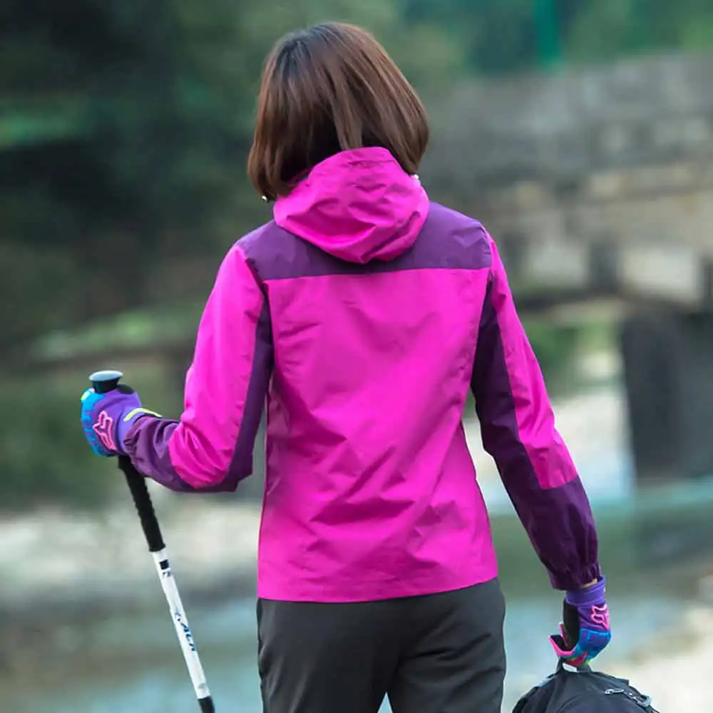 Пара уличных походных курток с капюшоном для треккинга Спорт софтшелл дышащие