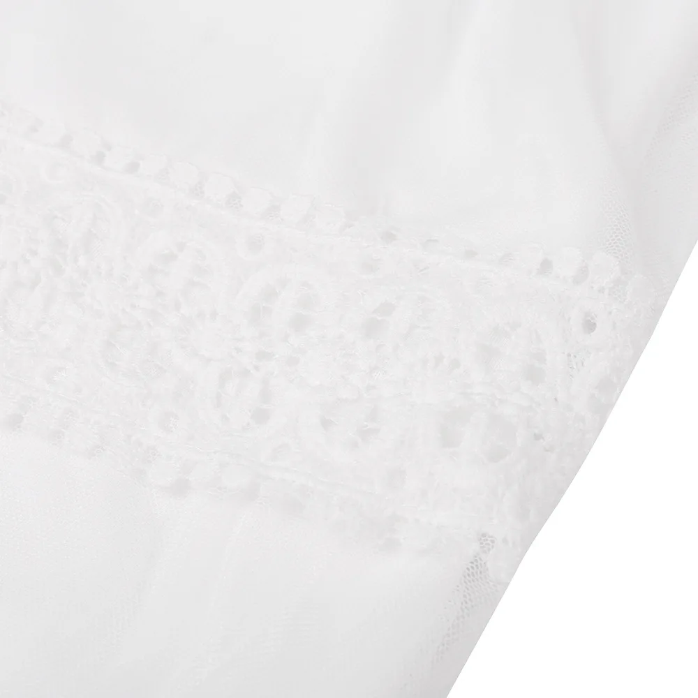 

Fashion Solid Color Elegant Lace Long Dresses Women Sleeveless Slash Neck Casual Vintage White Empire Maxi Dress Women Clothes