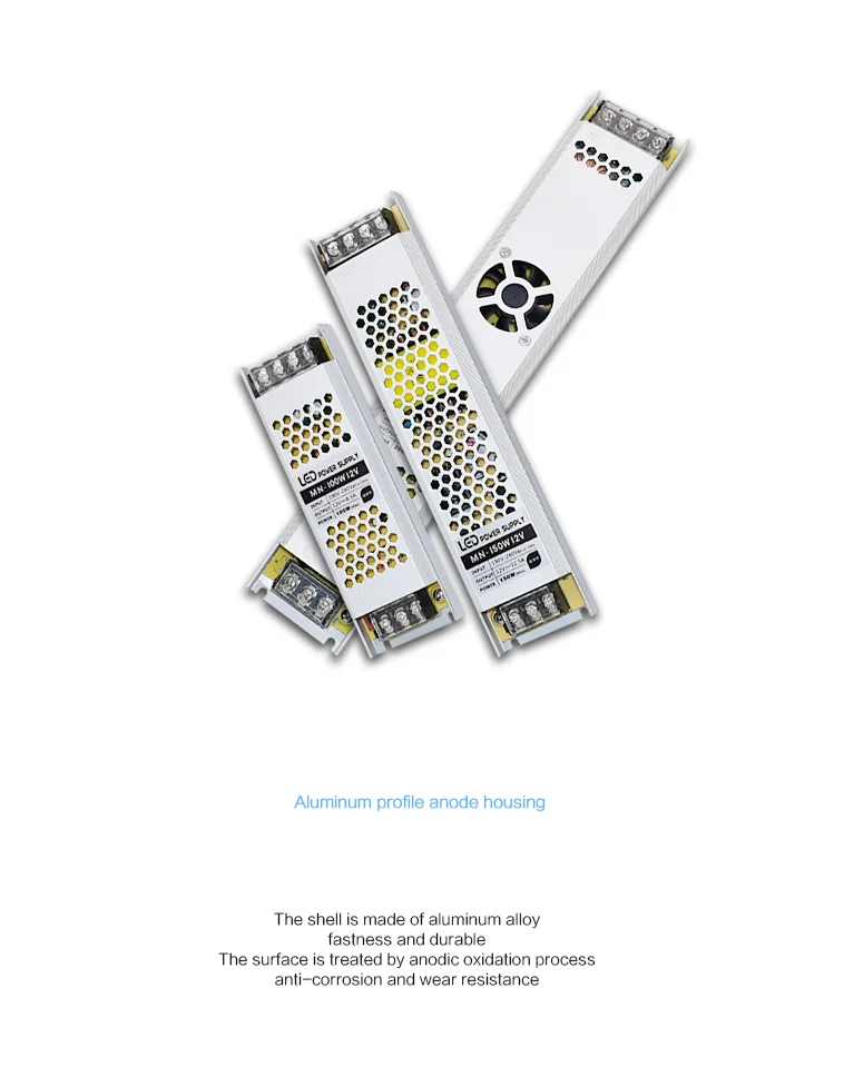 

Power light box adapter strip ultra thin 60W 100w150w 200w300w 8.3a12.5a16.7a