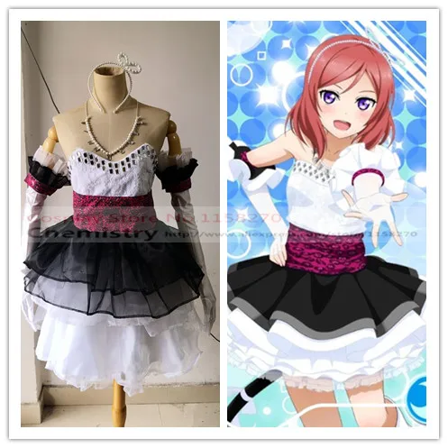 LoveLive BiBi 12SR Maki Nishikino костюм для косплея|cosplay lenses|cosplay costume picturescostume hat |