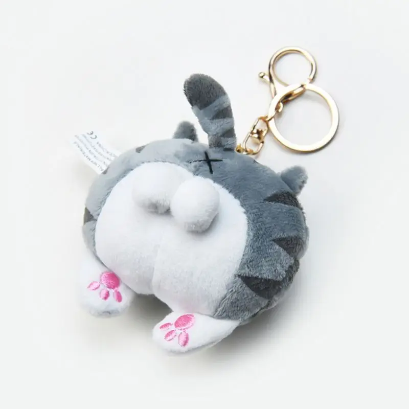 Забавное животное брелок для ключей подвеска нержавеющий аксессуары кошелек сумка|Брелоки| |