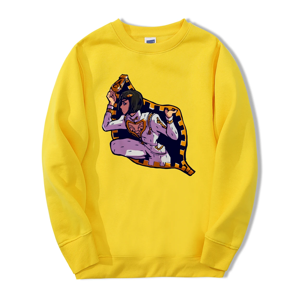 JoJo Необычные Приключения толстовки мужские весна зима мода Липкие Пальцы Bucciarati мужская толстовка флис Harajuku спортивный костюм
