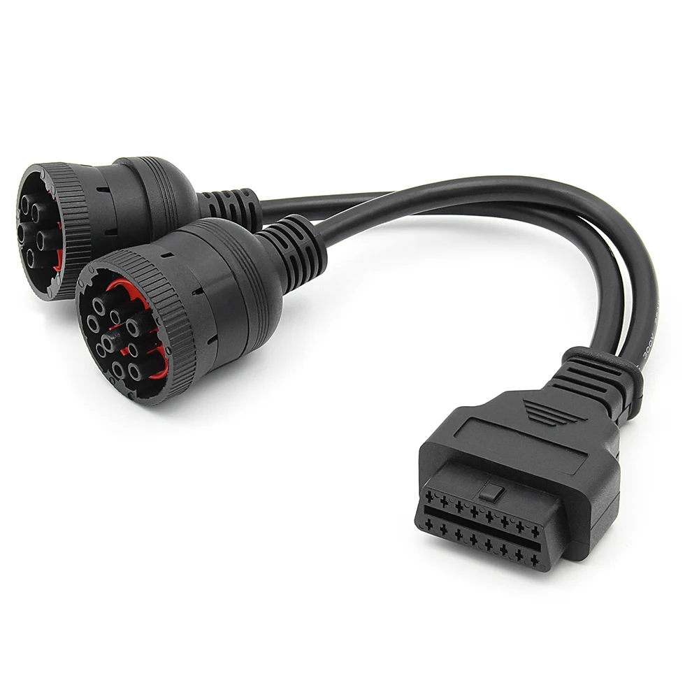 Диагностический инструмент для грузовиков J1708 J1939 OBD2 16-контактный кабельный