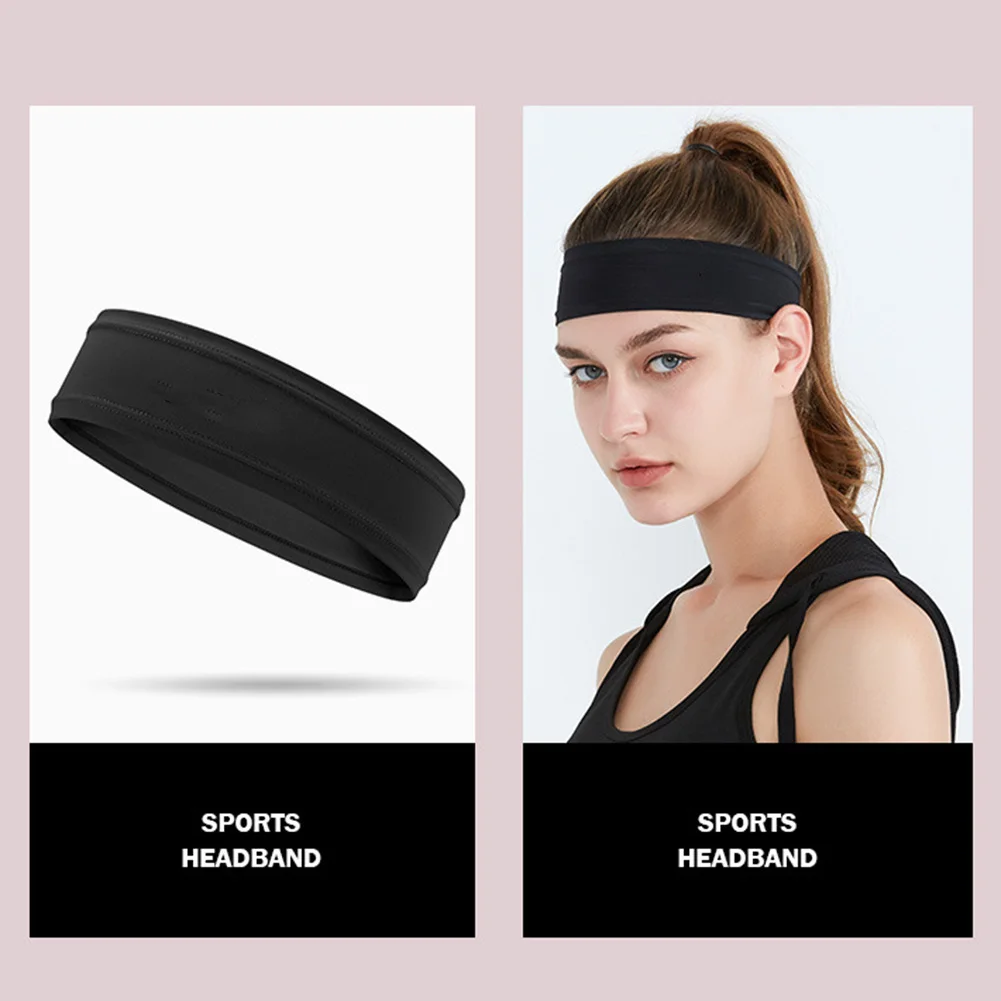 Нескользящая спортивная повязка на голову для женщин и мужчин эластичная мягкая