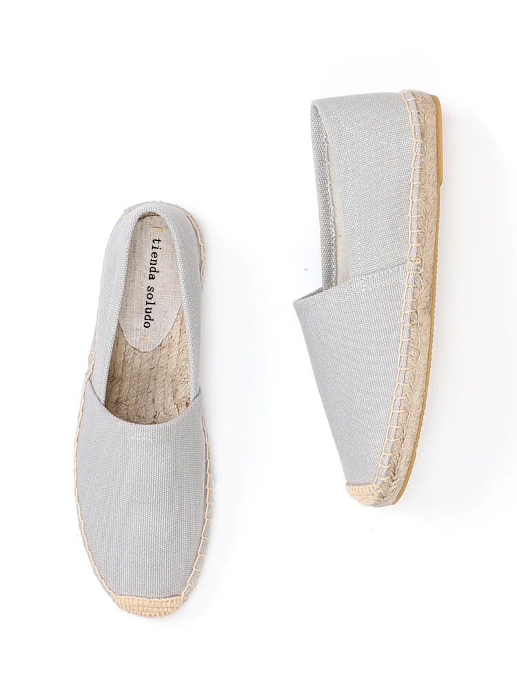 Женские холщовые эспадрильи повседневная обувь на плоской подошве прочная