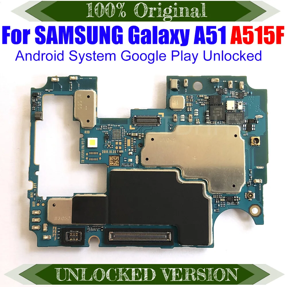 Материнская плата для Samsung Galaxy A51 A515F разблокированная 128 ГБ|Антенны мобильных