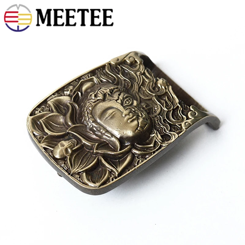 

1pc 35/40mm Fashion Solid Brass Belt Buckle Design Luxury Pure Copper Clasp Buckle Belt Head DIY Leathercrafts Decor Accessories
