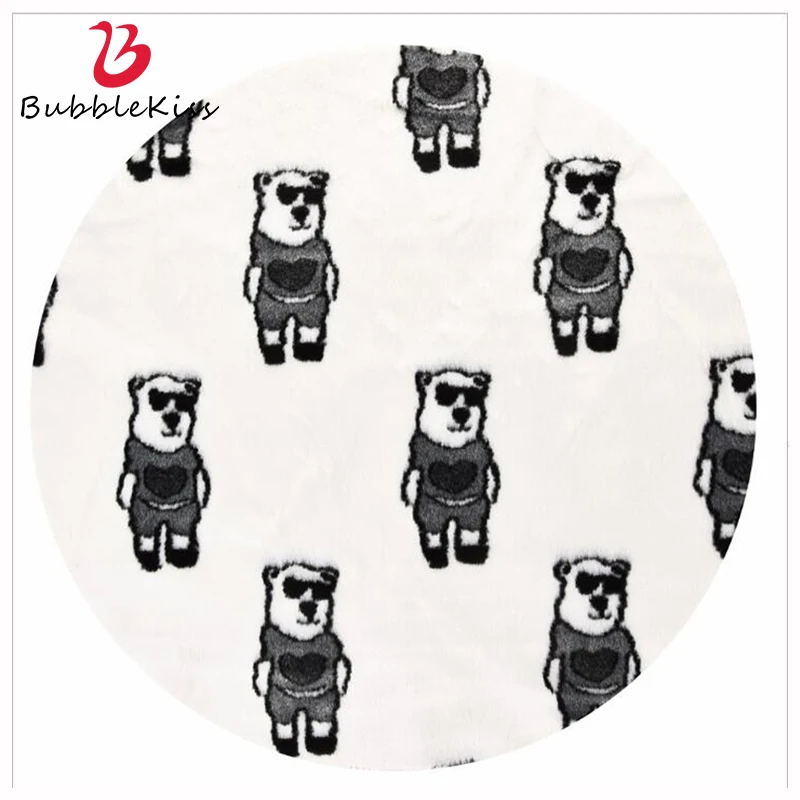 

Bubble Kiss Bear Printed Fur Rugs Soft Plush Cartoon Carpet Kids Room Faux Fur Anti-Slip Rugs Home Bedroom Decor Bedside Carpet
