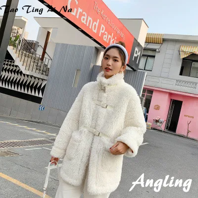 

2019 New Style High-end Fashion Women Faux Fur Coat C34