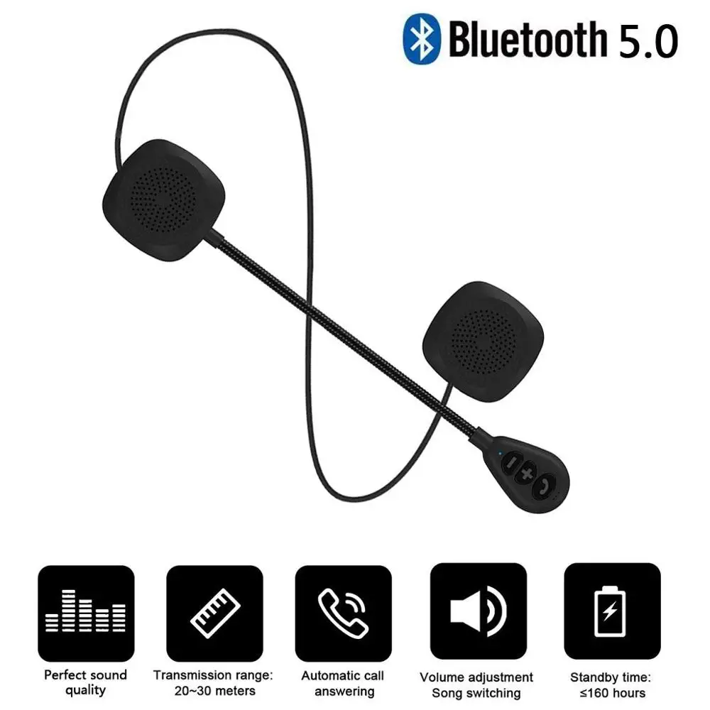 Bluetooth 5 0 Moto шлем гарнитура беспроводная стерео наушники мотоциклетный MP3