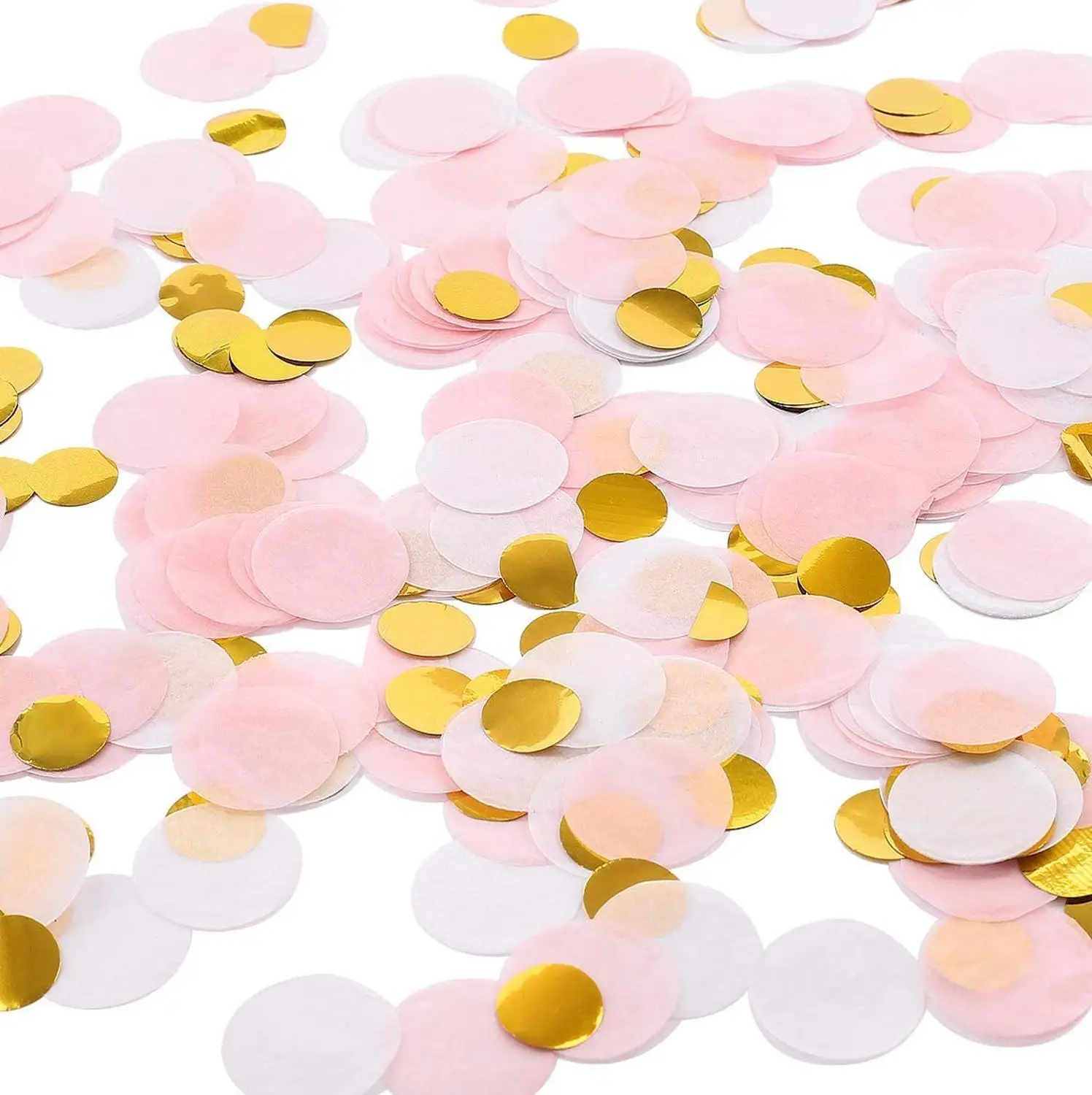

Rose Gold Ballon Birthday Decor Party Wedding Decoration Anniversary Metallic Round Dots Filling Engagement Balloon Confetti