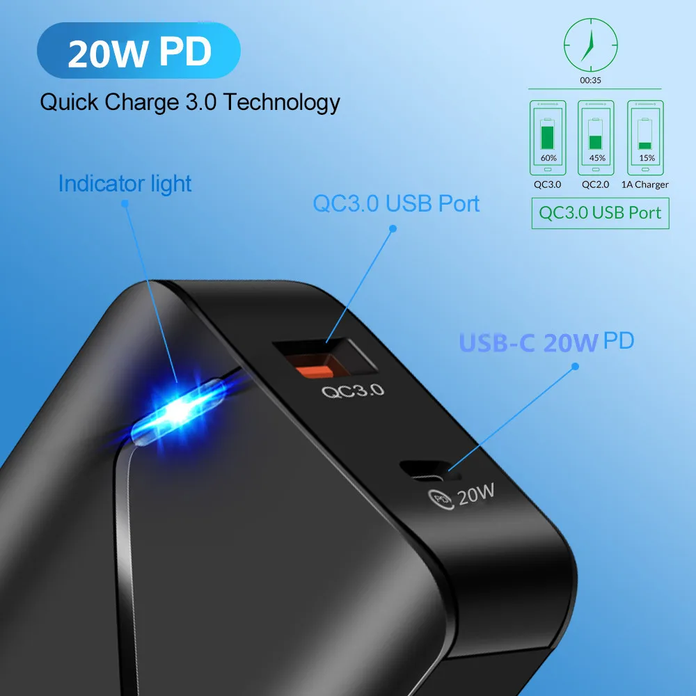 Зарядное устройство USB Type-C 20 Вт | Мобильные телефоны и аксессуары