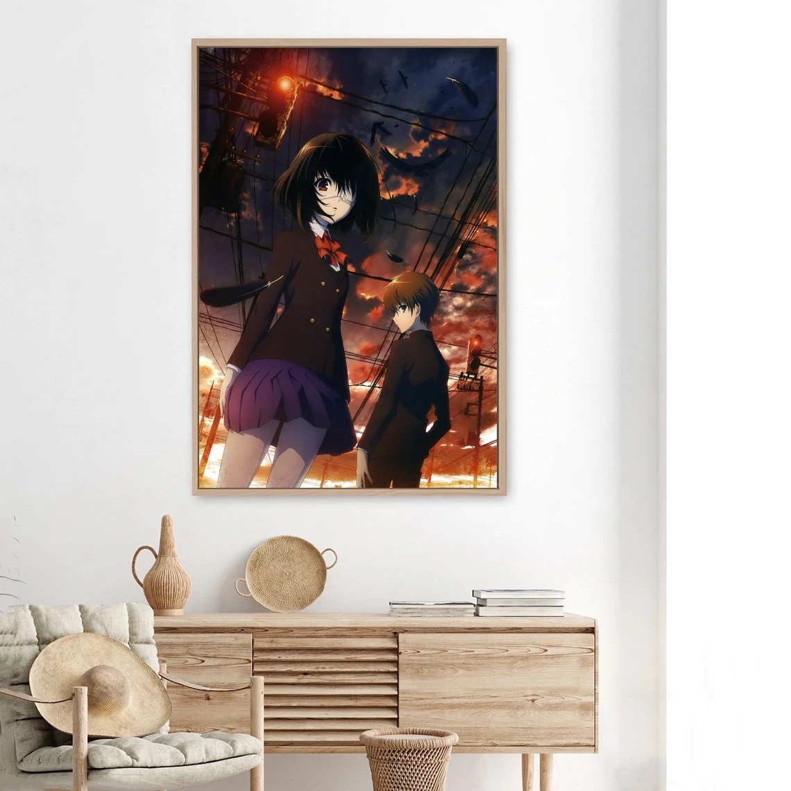 

Another Anime Posters, Customize, Anime Tv Series, Canvas Print Posters, Wall Paintings, Home Decoration (No Frame)