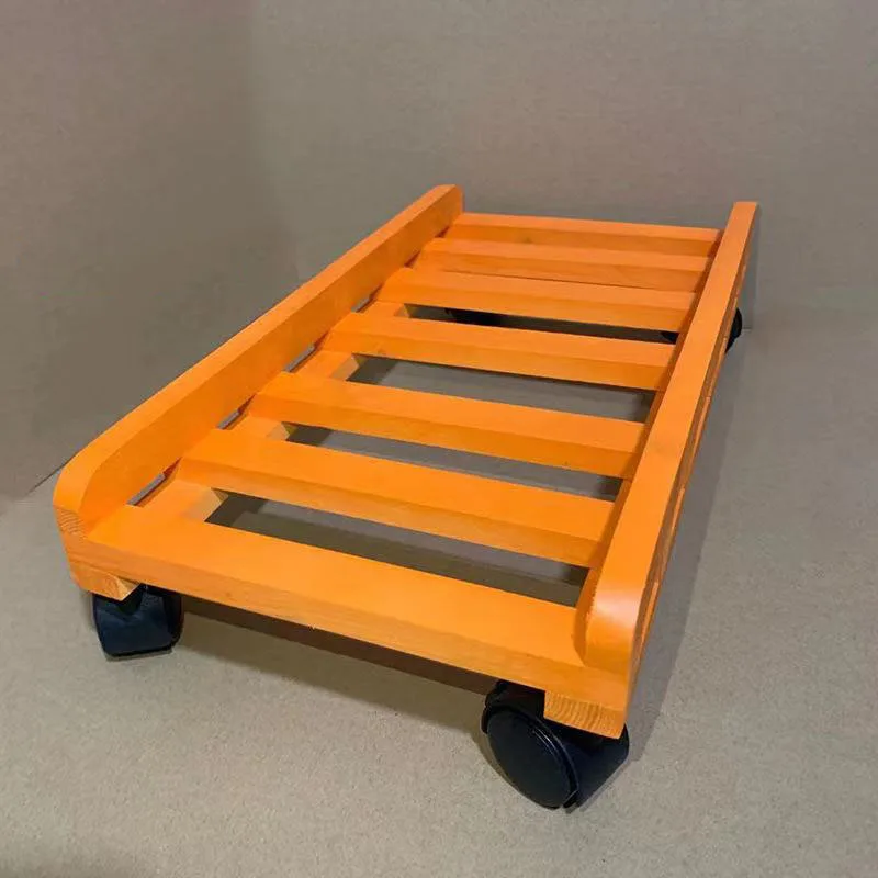 Solid wood computer host tray PC bracket Mobile cooling CPU holder |