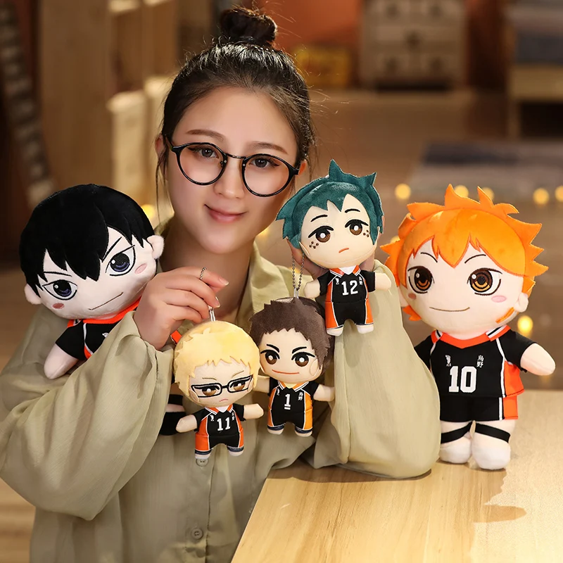 Игрушка Haikyuu плюшевая детская мягкая кукла Hinata Shoyo Kageyama Tobio подушка для мальчиков