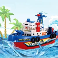 spray water fire boat with music led light toys for kids high gift fireboat electric speed marine rescue kids boys outdoor b3x7