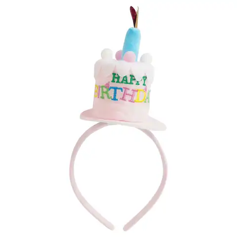 Повязка на день рождения-кекс детская вечеринка в честь Дня рождения Реквизит для фотографий на день рождения украшение в виде торта на ден...