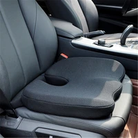 adjustable memory foam car seat cushion cover comfortable pad adult car seat height booster cushions for office automobile black