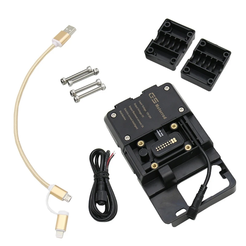 

K0AF USB Navigation Phone Charger Bracket Support Stand for S1000XR F700GS 800GS Motorcycle Accessories