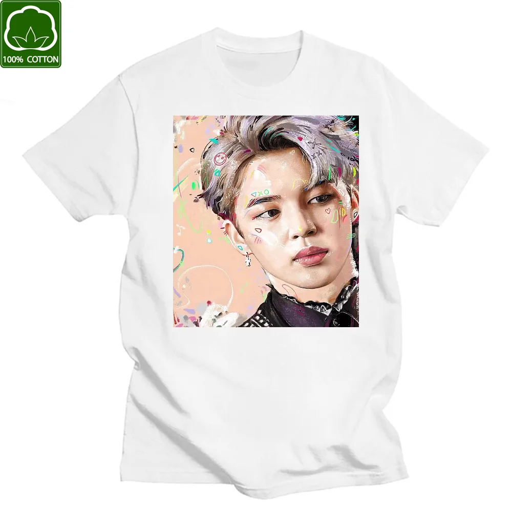 Camiseta de algodón Unisex, prenda de vestir, de manga corta, estilo Harajuku de los 90, con estampado de Bangtan Boy, con diseño de Kpop dynamine coreano, novedad de 2021