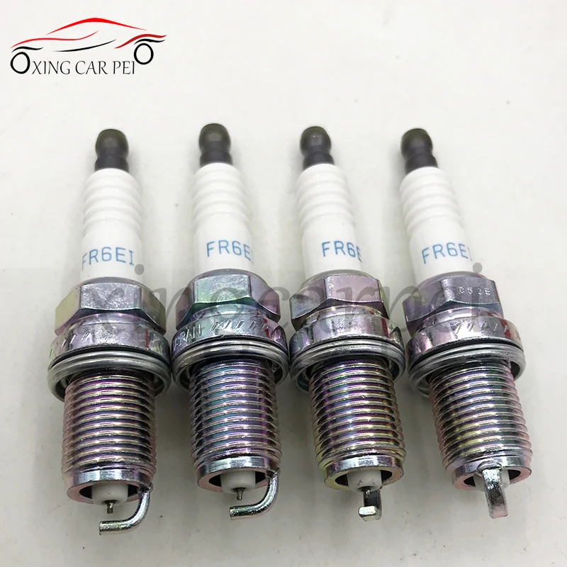 4 шт. MN163236 FR6EI 2687 иридиевая Свеча зажигания подходит для Mitsubishi Lancer VIII 1.8L Outlander II 2 III 0