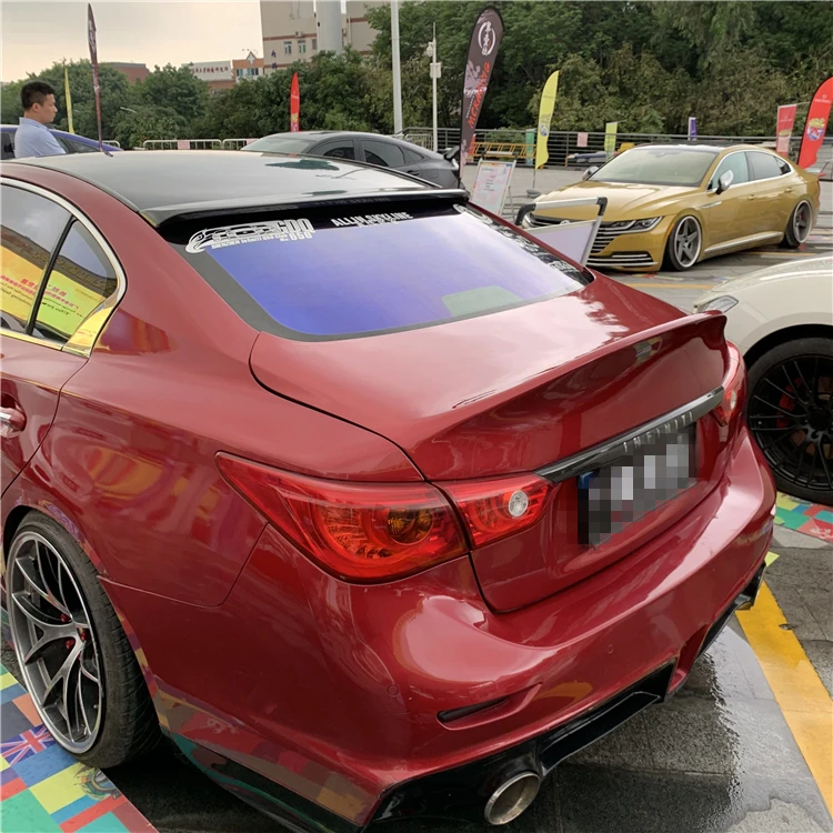 Спойлер на крышу для Infiniti Q50 Q50S задний спойлер из АБС-пластика Nissan 2013 + | Автомобили
