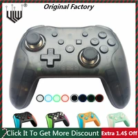 wireless bluetooth gamepad for nintedo switch console 6axis dual vibration joystick to ns switch controller ps3