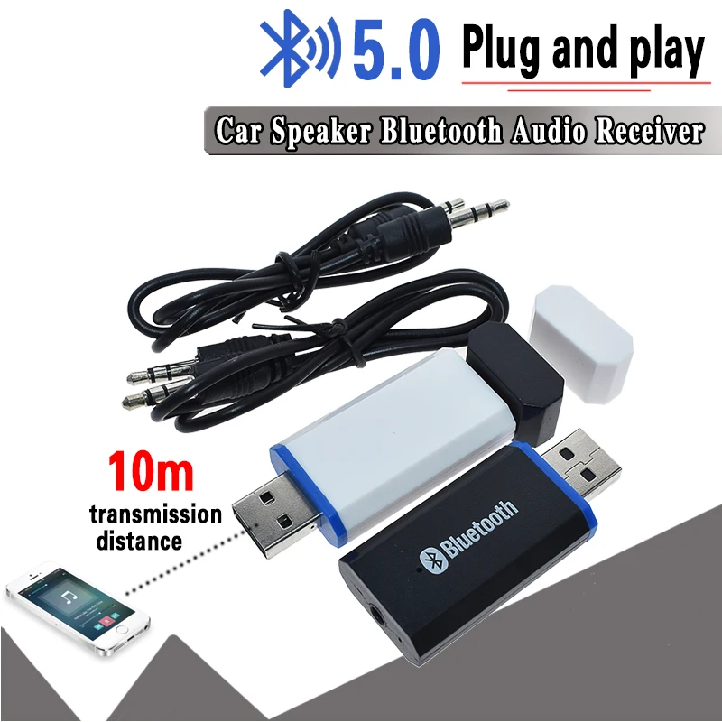 AEAK Bluetooth 5,0 аудио приемник передатчик мини стерео Bluetooth AUX RCA USB 3,5 мм разъем для ТВ ПК автомобильный комплект беспроводной адаптер