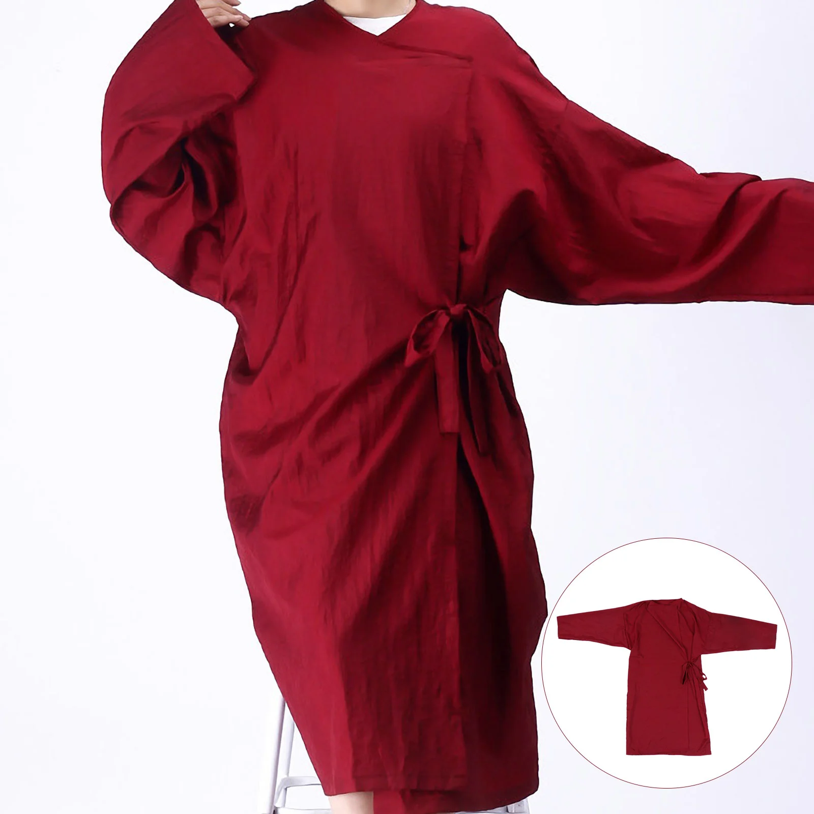 

Kimono Style Client Gown Adjustable Hair Salon Barber Hairdressing Smock