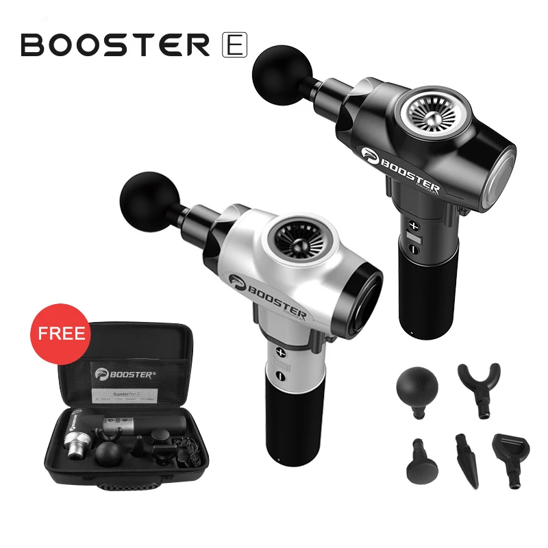 Booster Massager 5 Massage Head Body Massage Gun Muscle Stimulator Vibrating Electric Massage Body Relaxation Slimming
