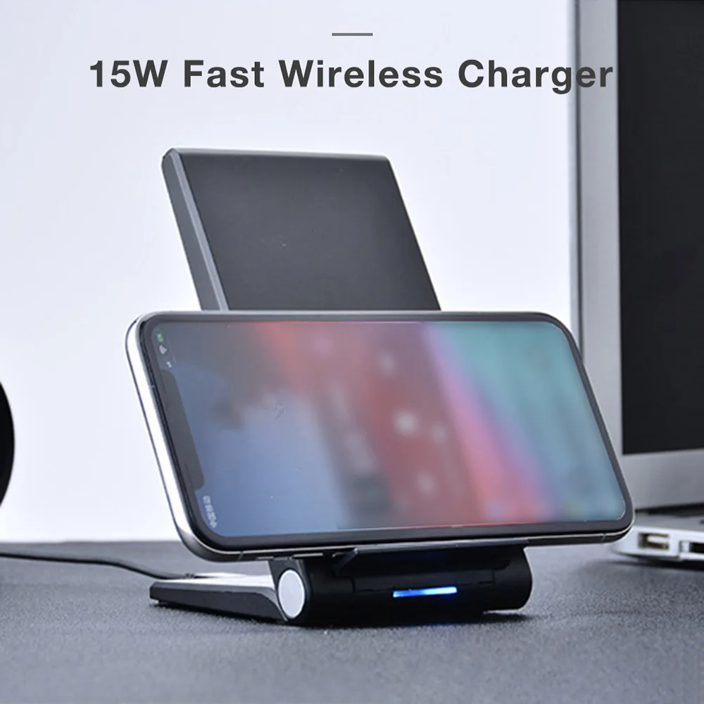 20 Вт QI Беспроводное зарядное устройство 2 0 Быстрая зарядка для IPhone 8 10 X XR Samsung S10 S7 S8