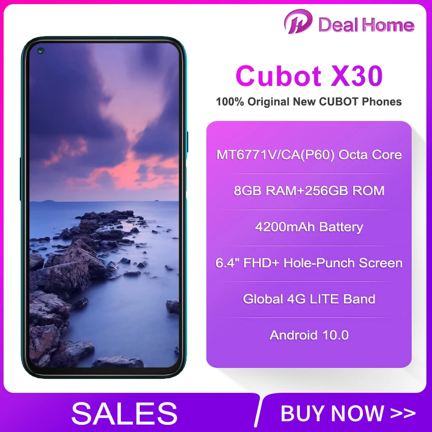 Чехол для Cubot X30 смартфон глобальная версия 48MP пять Камера 8 ГБ + 256 NFC 6 4 &quotFHD