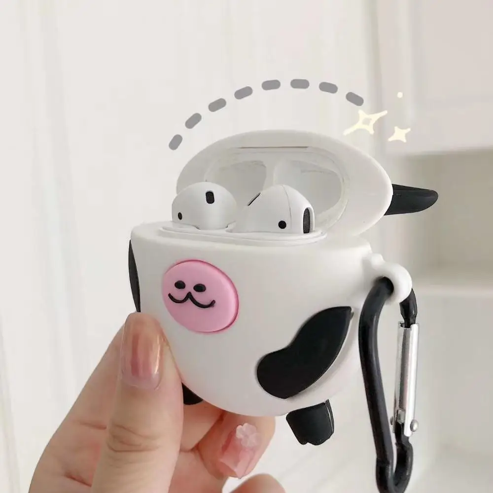 Инновационный чехол в форме животных для airpods 1/2/ pro мягкий на ощупь Гладкий с