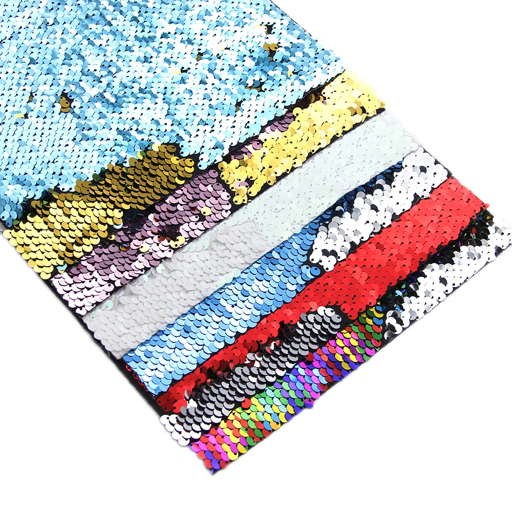 David accessories 20*34cm mermaid sequin fish scale faux artificial Synthetic leather diy decoration crafts 1piece,1Yc4146