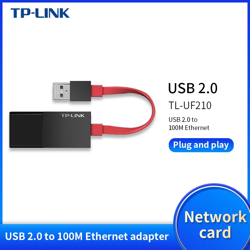 TP LINK TL UF210 внешний USB Проводная сетевая карта этернета адаптер 2 0 10/100M для