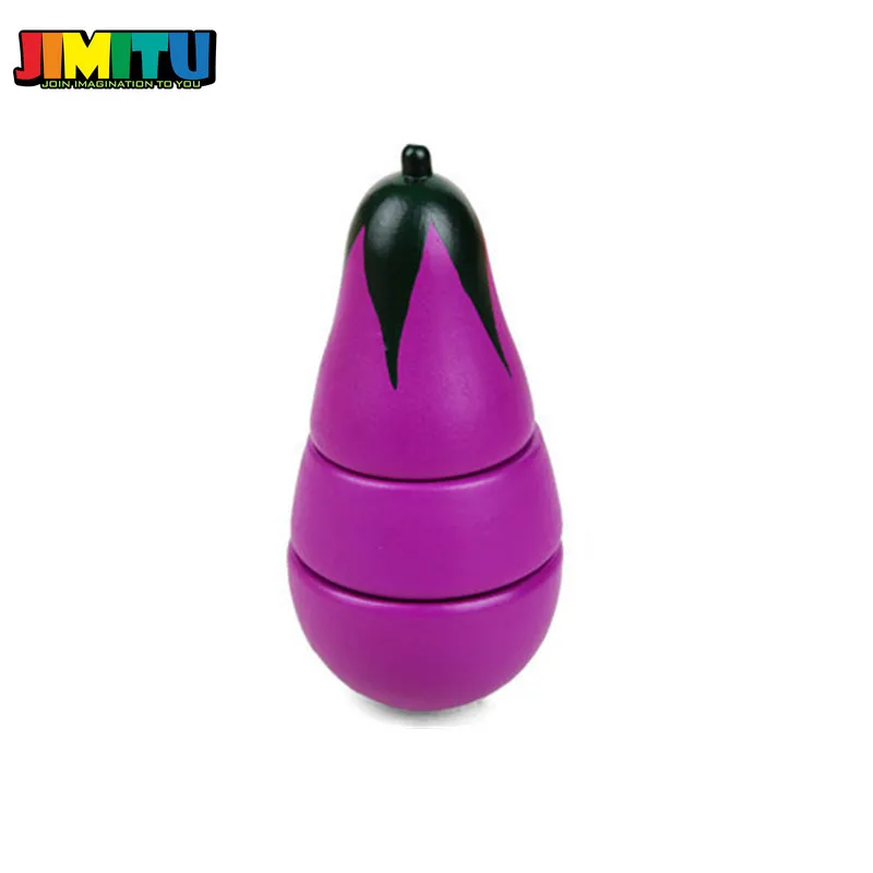 JIMITU деревянная детская кухня ролевые игры игрушки для резки овощей миниатюры еды