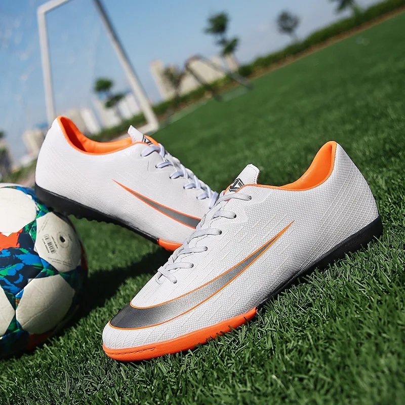 Футбольные бутсы Крытый газон Futsal кроссовки TF & Длинные шипы Мужская обувь