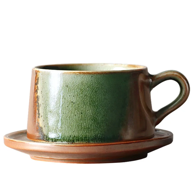 Японская керамическая кофейная чашка ручной работы для кофе и чая фарфоровые