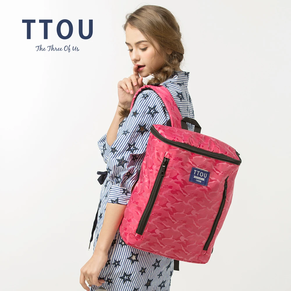 Камуфляжный рюкзак TTOU для девочек-подростков школьный ранец женщин