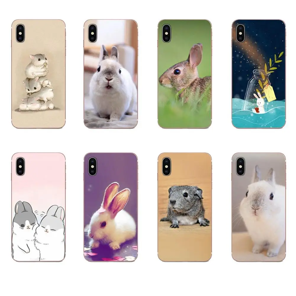 Роскошные Чехлы для мобильных телефонов с кроликом милой мышкой и хомяком Apple iPhone